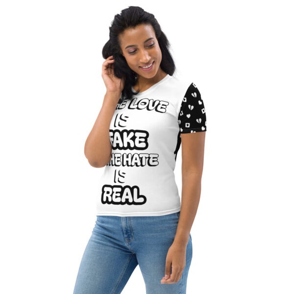 Women's Fake Love T-shirt - Image 3