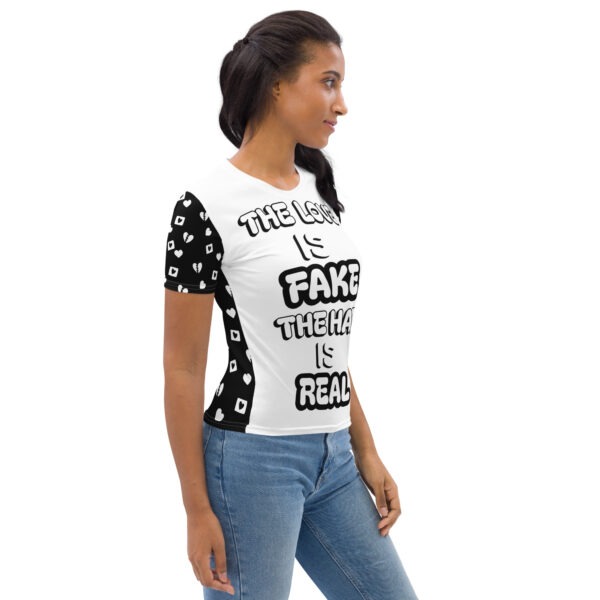 Women's Fake Love T-shirt - Image 4