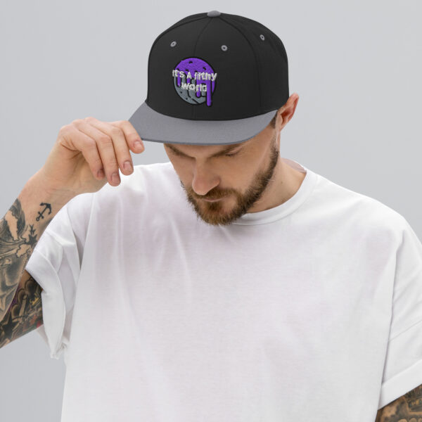 It's A Filthy World Snapback Hat - Image 5