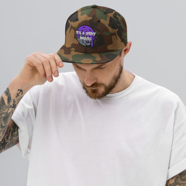 It's A Filthy World Snapback Hat - Image 2