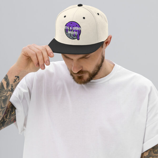 It's A Filthy World Snapback Hat - Image 10