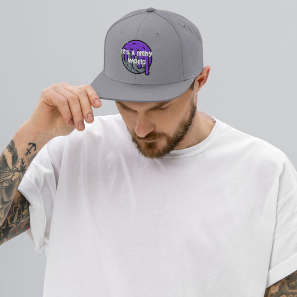 It's A Filthy World Snapback Hat - Image 7